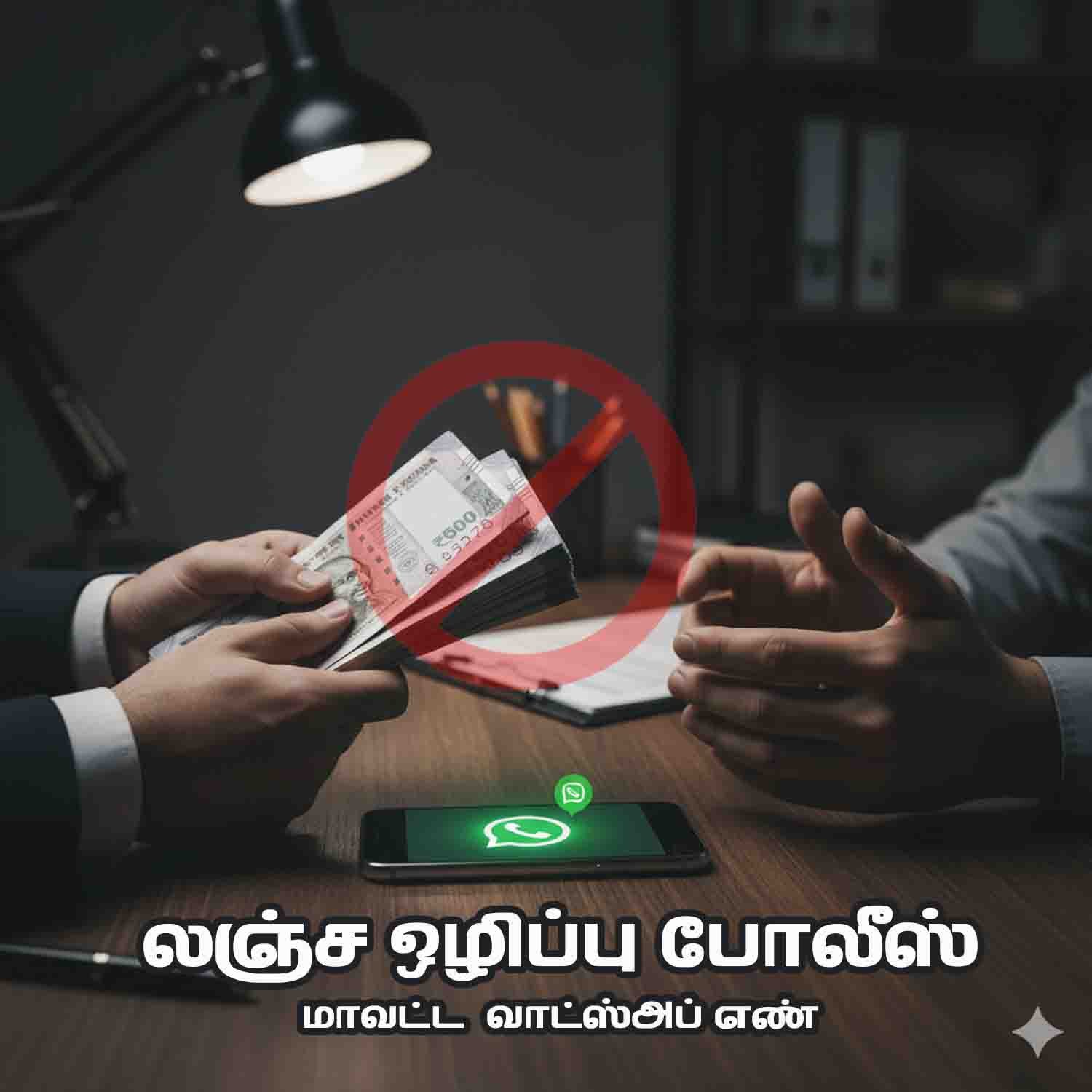 இனி இலஞ்சம் கேட்டால்! உடனே இந்த நம்பருக்கு வாட்ஸ் ஆப் செய்ங்க! உடனடி நடவடிக்கை! | Bribe Alert! Message This Number Fast